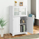 Bathroom Storage Cabinet with Adjustable Shelf, Bathroom Cabinets Freestanding