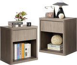Night Stand Nightstand with Drawer Storage Bed Side Table