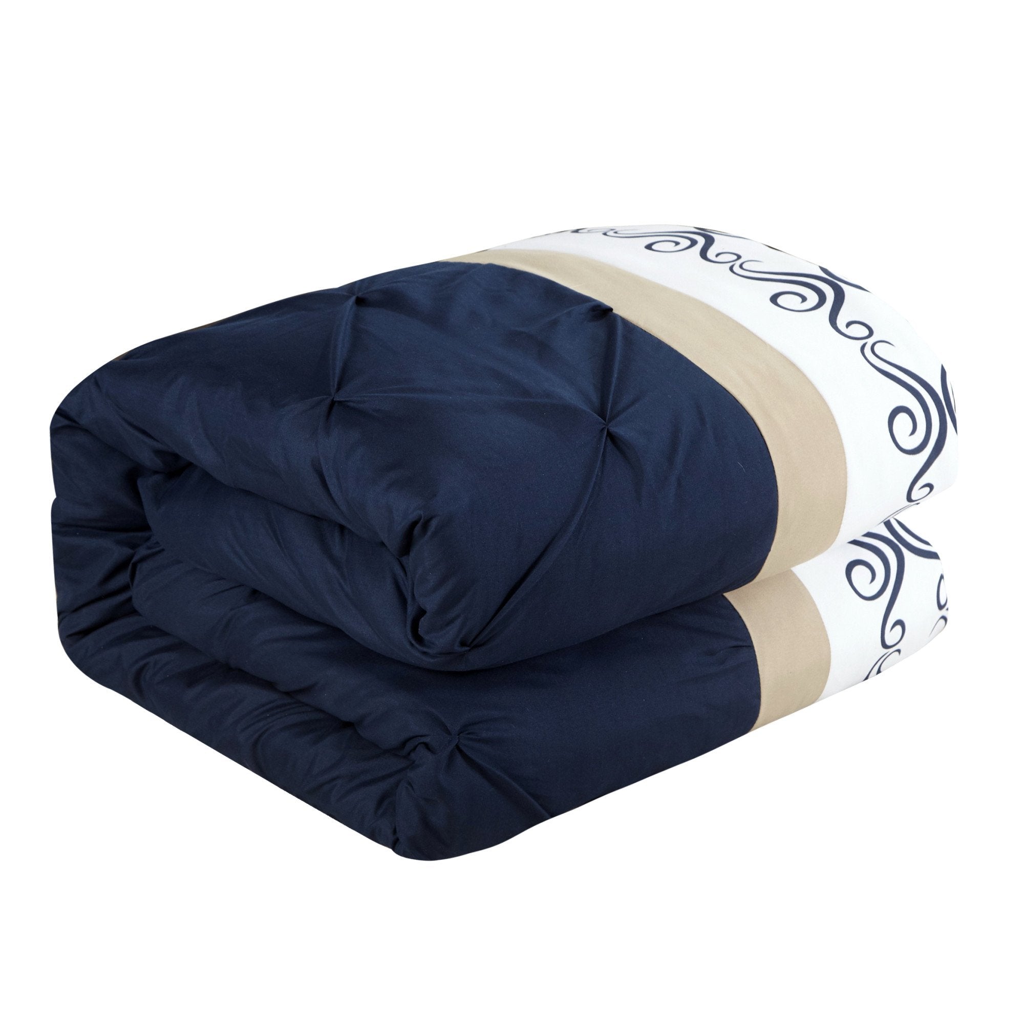 bed in a Bag Comforter Set, King Size (20 Pieces), Icaria - Microfiber Bedding - Comforter,