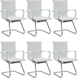 Office Guest Chairs Reception Chairs Waiting Room Chairs Set of 6 Conference Room