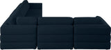 681Navy-Sec5D Beckham Collection Modern | Contemporary Linen Textured