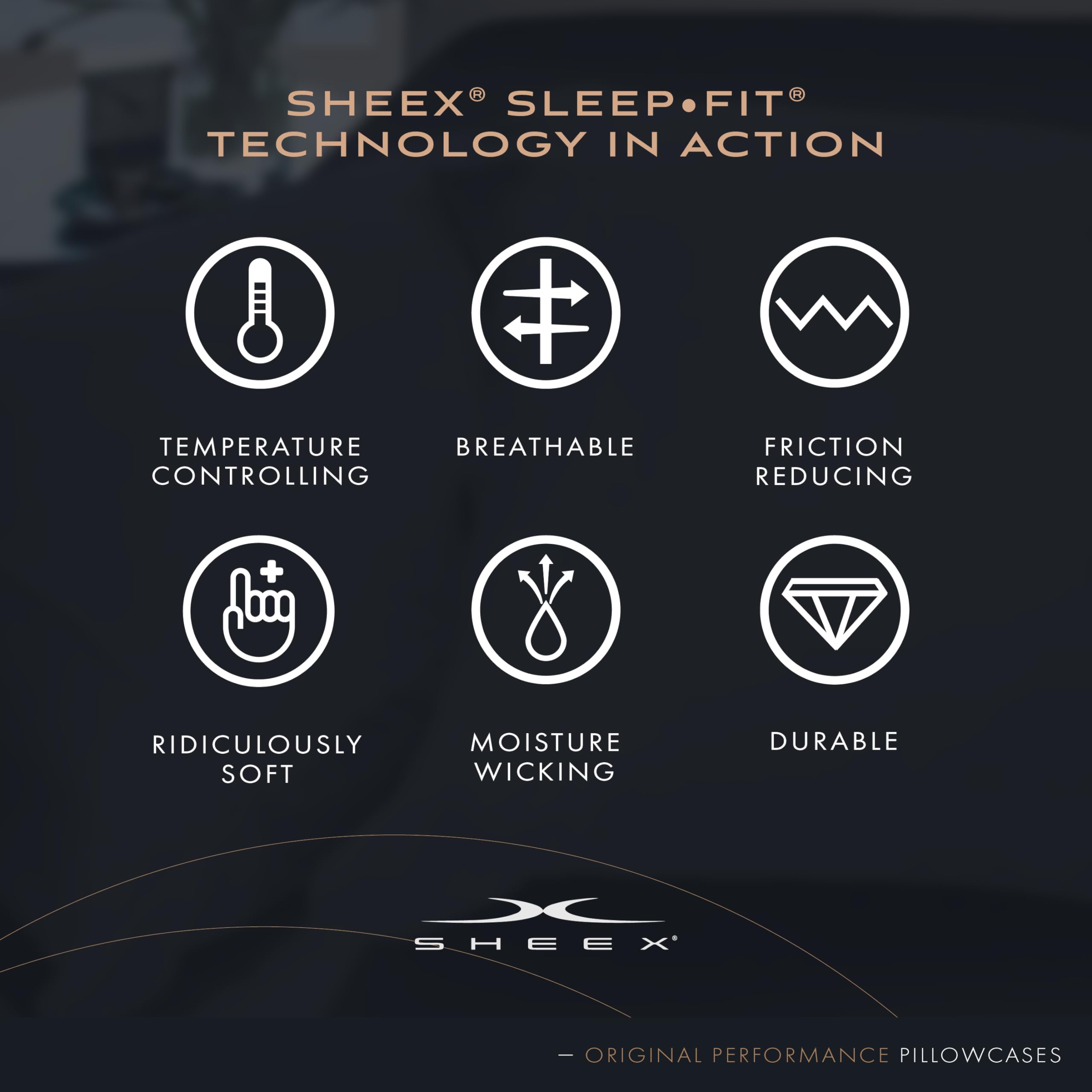 Original Performance Cooling Pillowcases, Ultra-Soft Standard Pillowcase Set