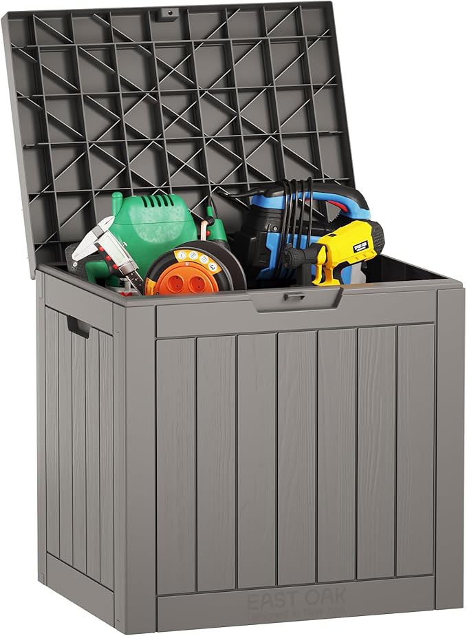 Outdoor Storage Box, 31 Gallon Deck Box Indoor and Outdoor Use