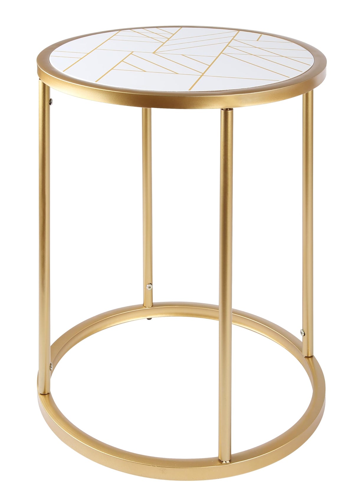 Harlo Side Table, Gold