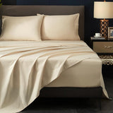 Extra Deep Pocket Queen Sheet Sets Fits 18"-24" in Deep Mattress -100% Cotton Queen Sheet Set,