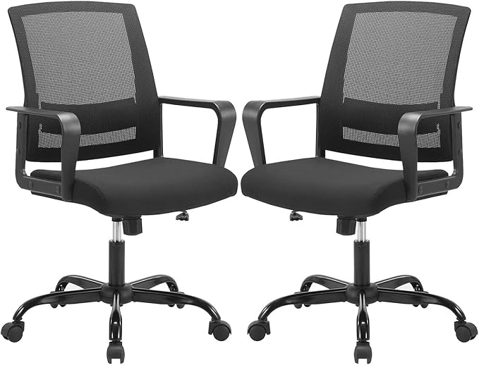 Ergonomic Office Chair - Mesh Desk Chair with Lumbar Support