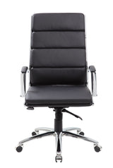 CaressoftPlus Executive Chair, Traditional, Metal Chrome Finish