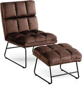 Accent Chair with Ottoman