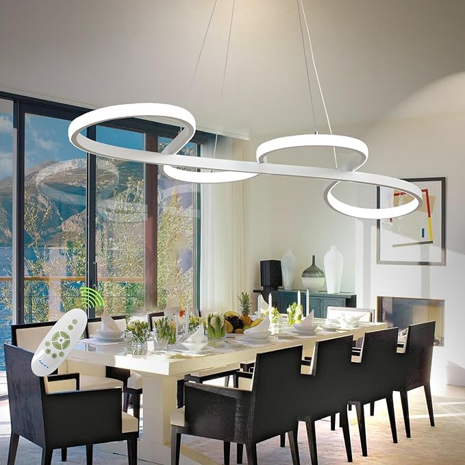 Modern Chandelier, Led Chandelier,Modern Led Pendant Light Dimmable Modern