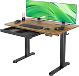 Standing Desk with Drawers, Stand Up Electric Standing Desk Adjustable Height