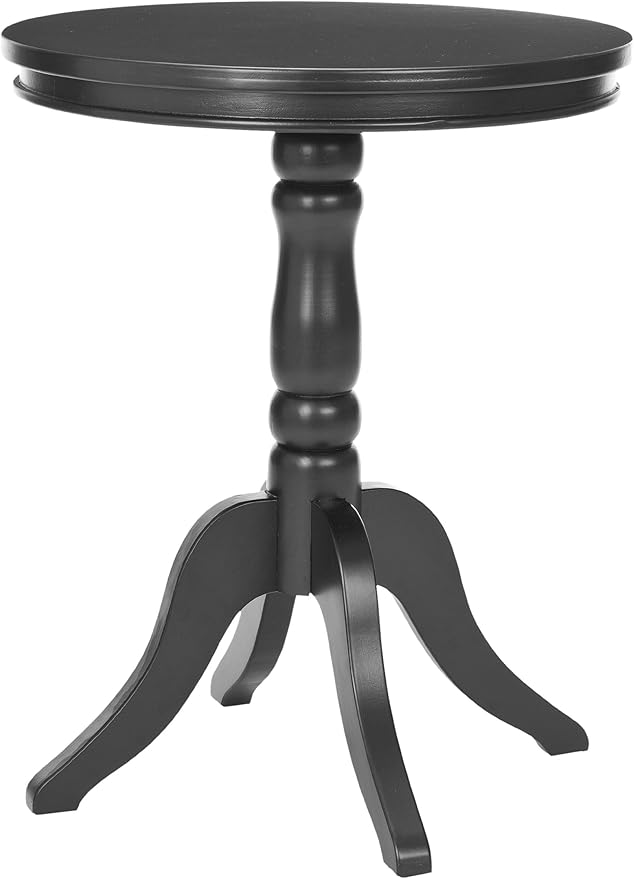 American Homes Collection Vivienne Quartz Grey Side Table