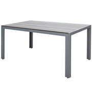 PJR-572-T Gallant Outdoor Dining Table, Sun Bleached Grey
