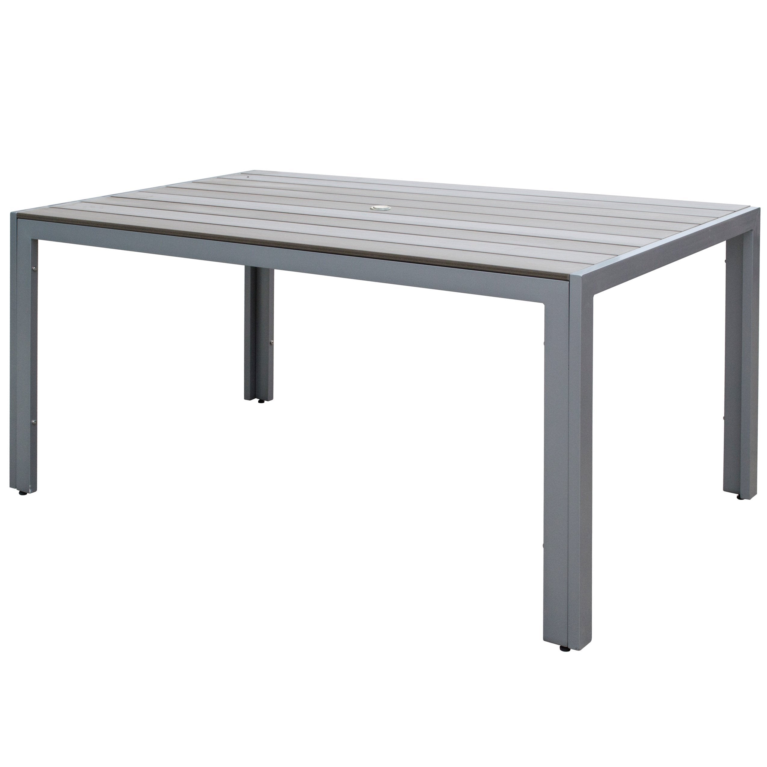 PJR-572-T Gallant Outdoor Dining Table, Sun Bleached Grey