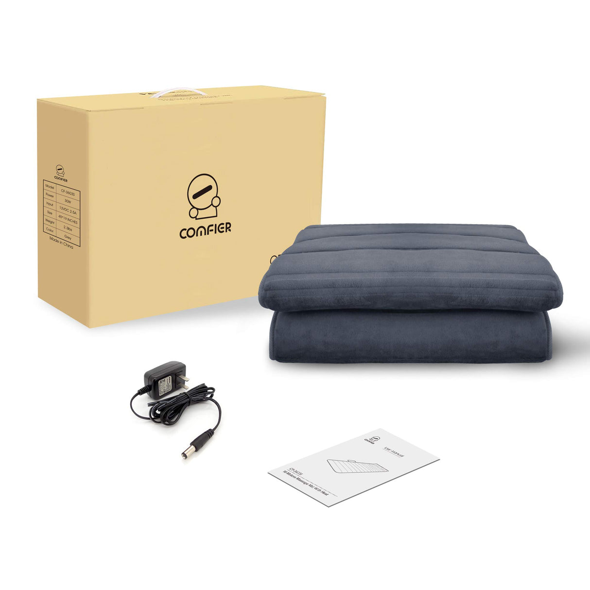 Full Body Massage Mat Pad with Heat, Chair Pad with 10 Vibration Motors