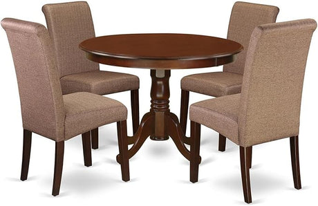 HLBA3-CAP-21 3 Piece Kitchen Table & Chairs Set Contains a Round Dining Room