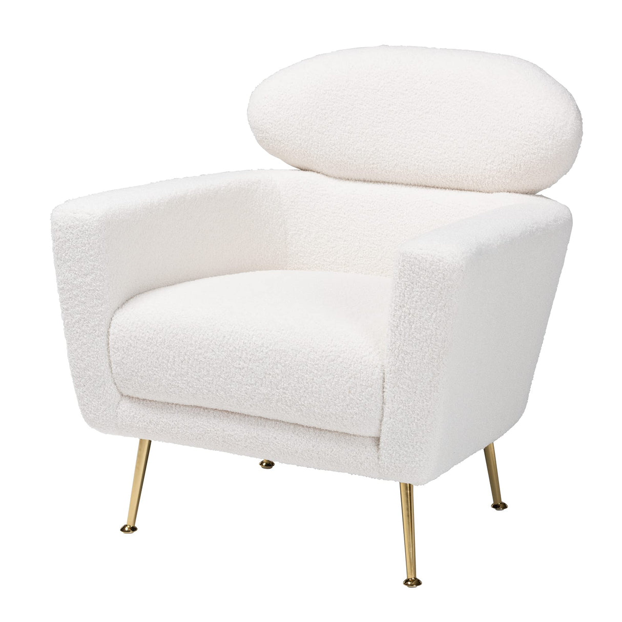 Baxton Studio Fantasia Chair, One Size, Ivory