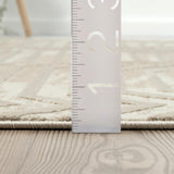 Terra Cream 8' x 10' Area Rug - Geometric Lines Pattern