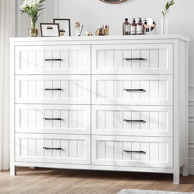 8 Drawer Dresser for Bedroom, Modern Dresser