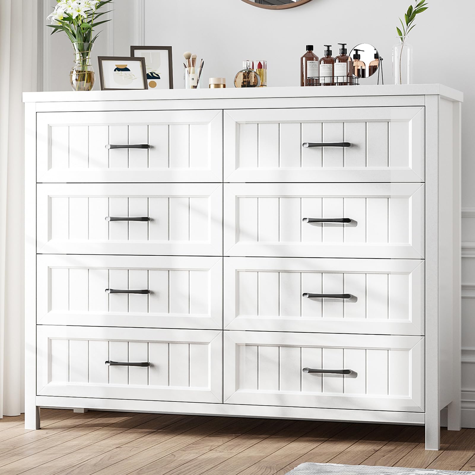 8 Drawer Dresser for Bedroom, Modern Dresser