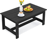 Patio Coffee Table, Rectangle Outdoor Coffee Table