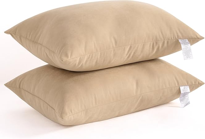 Down Alternative Bed Pillows, Pillows Queen Size Set of 2