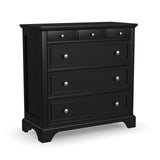 Black Four Drawer Chest by Home Styles