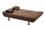 Furniture Futon Sofa Bed, Chocolate