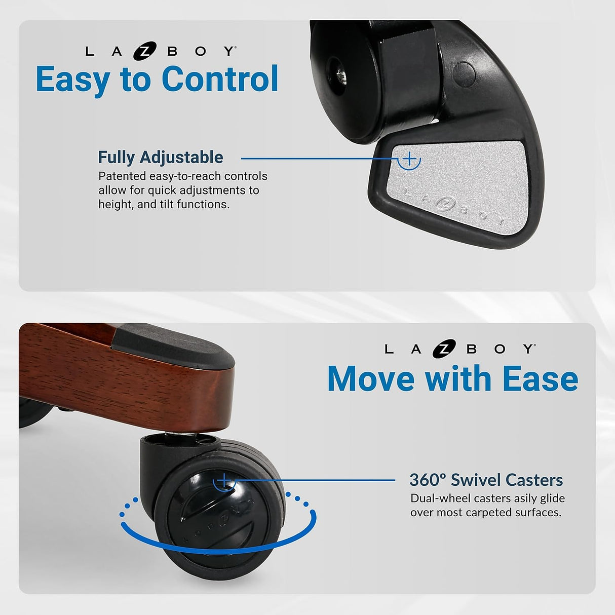 Bradley Bonded Leather Executive Office Chair - Mahogany