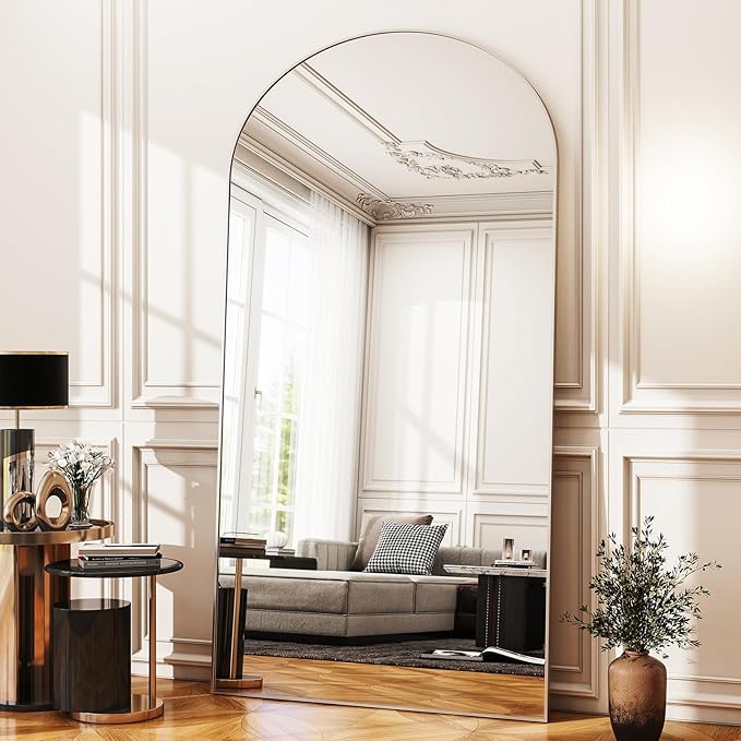Arched Full-Length Mirror, Arched Floor Mirror