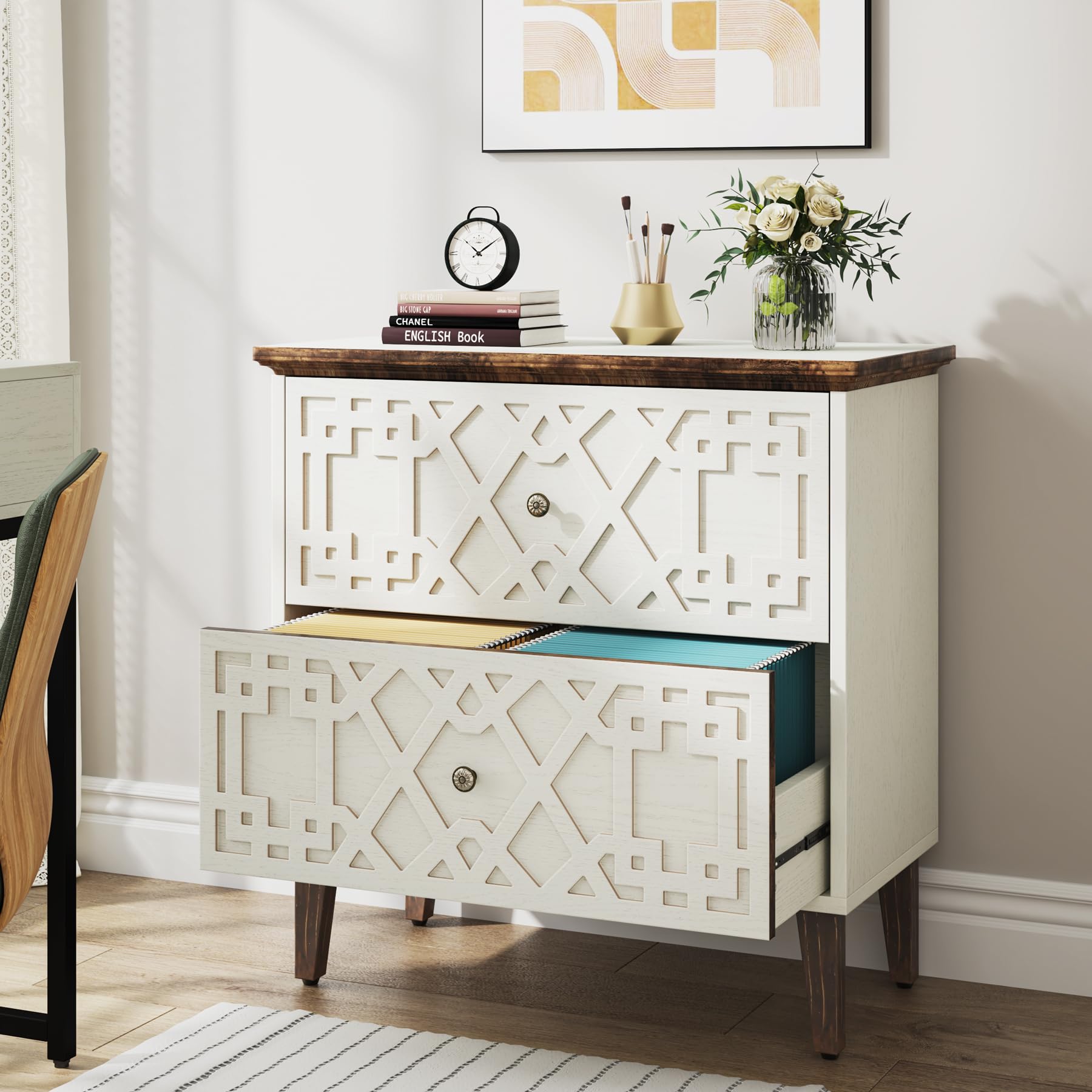 2 Drawer Lateral File Cabinet, Office Filing Cabinet