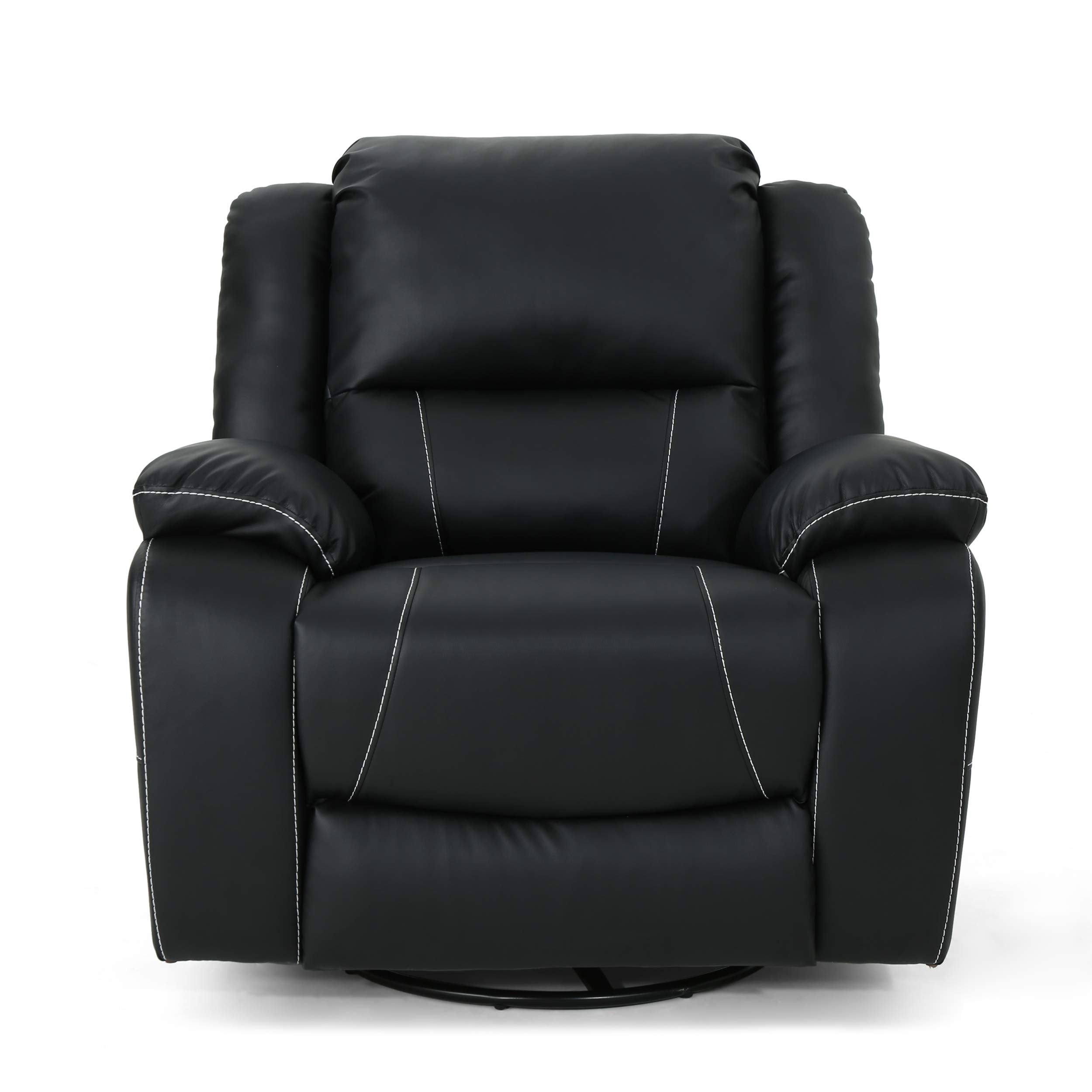 CineLuxe Recliner Chair – Tufted Back, Plush Cushion & Lever Recline