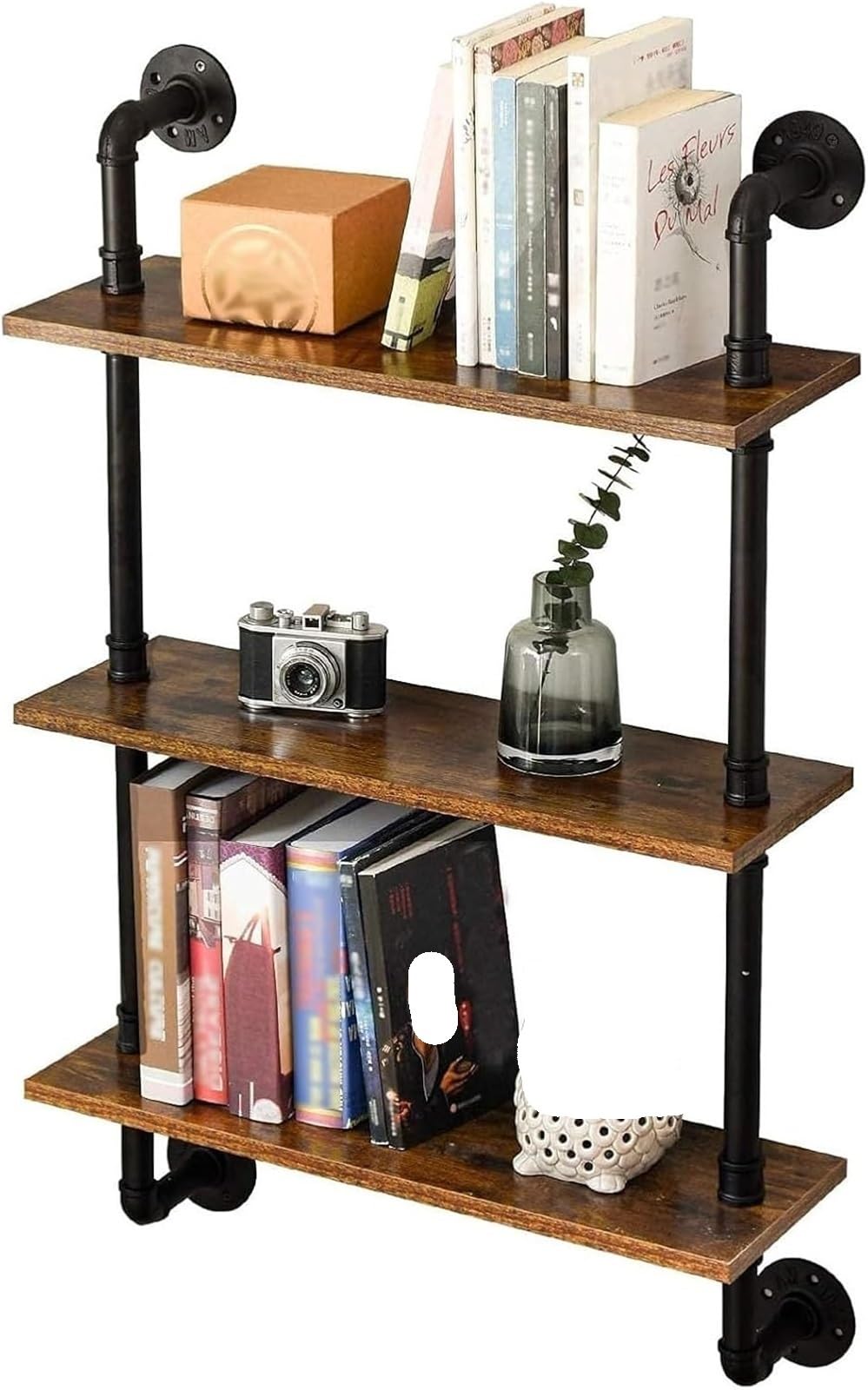 Storage Organiser Rack Wall Mount Book Shelf Floating Decorative Shelving Unit