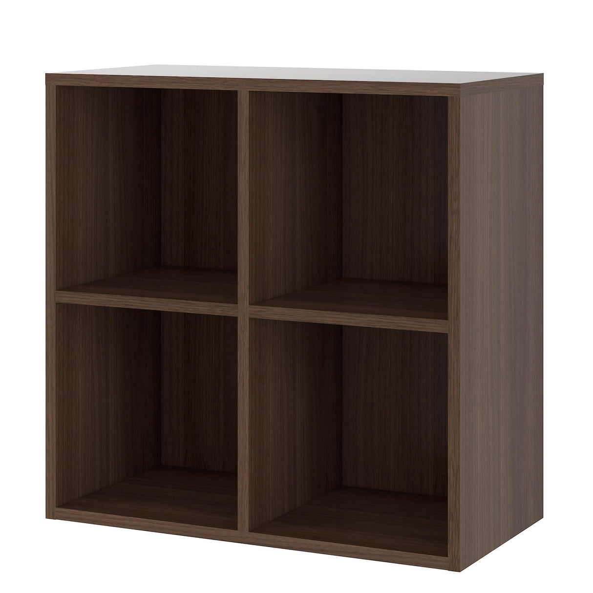 Bookcase, 4 Cube Open Storage Organizer Display Bookshelf, HOFB017