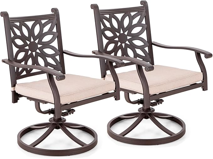 6-Person Rectangular Cast Aluminium Outdoor Dining Table