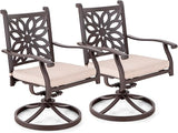 6-Person Rectangular Cast Aluminium Outdoor Dining Table