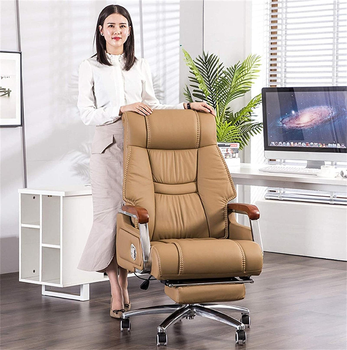 Office Chair Ergonomic Computer Chair Office Chair Swivel Chair Adjustable Office Desk