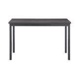 Lexicon Zahra Wood and Metal Dining Table, 48" x 30", Gray