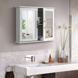 Medicine Cabinet with Mirror, Bathroom Wall Mounted Mirror Cabinet