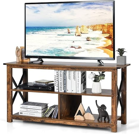 TV Television Stands, Large, Grey