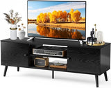 TV Stand for 55 60 inch Television, Entertainment Center with Storage