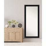 Black Decorative Full Length Floor/Leaner Mirror Classic Traditional Handmade