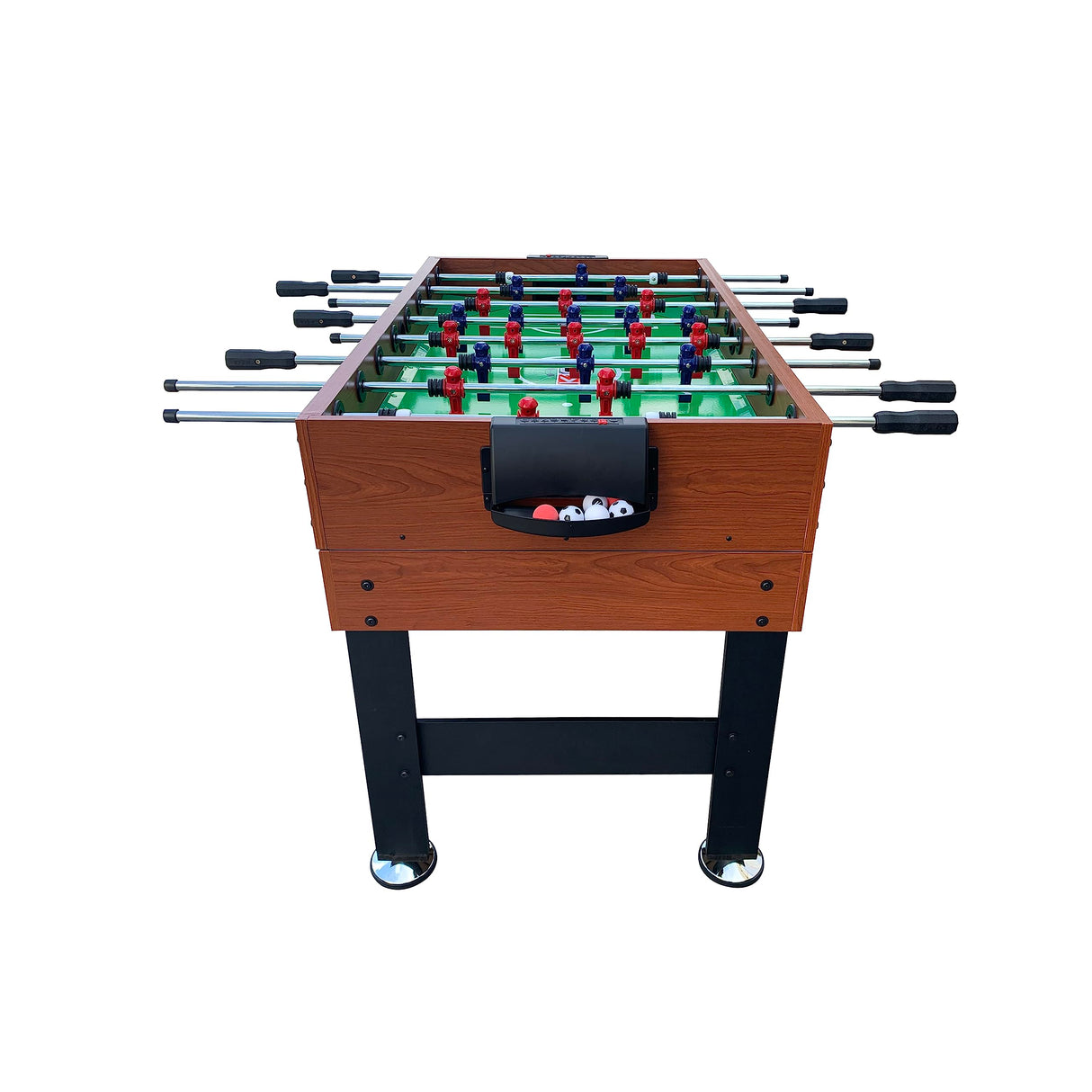 3-in-1 Multi Game Table (Brown) - Combo Game Table Set - Billiards, Air-Hockey