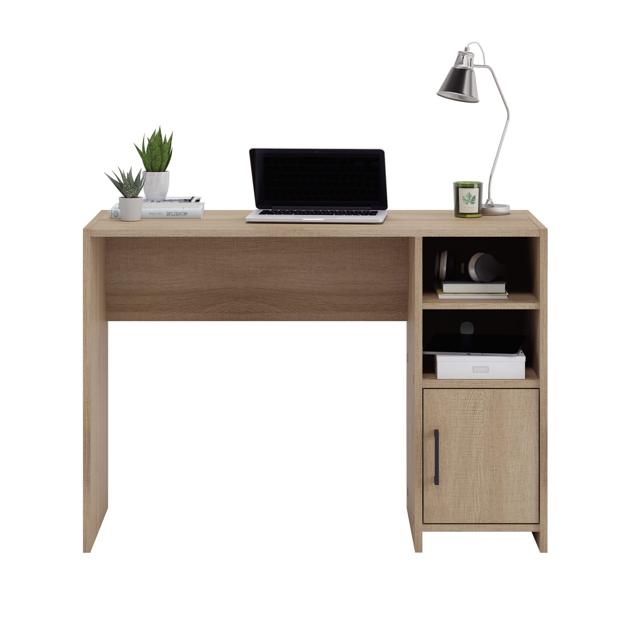 Beginnings Desk, L: 40.39" x W: 17.48" x H: 28.82", Summer Oak Finish