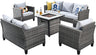 Patio Furniture Sets Outdoor Conversation Set 5 Piece