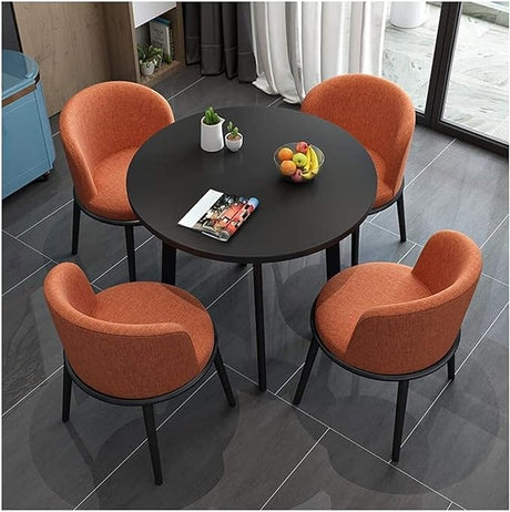 Office Conference Table Small Meeting Room Table, Round Table Space-Saving Furniture