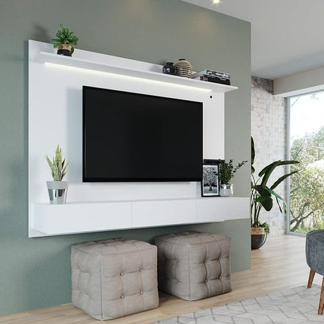 Modern Freestanding Wall Mounted Entertainment Center Floating TV Wall Panel