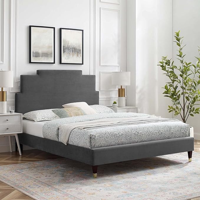Lindsey Platform, King, Charcoal