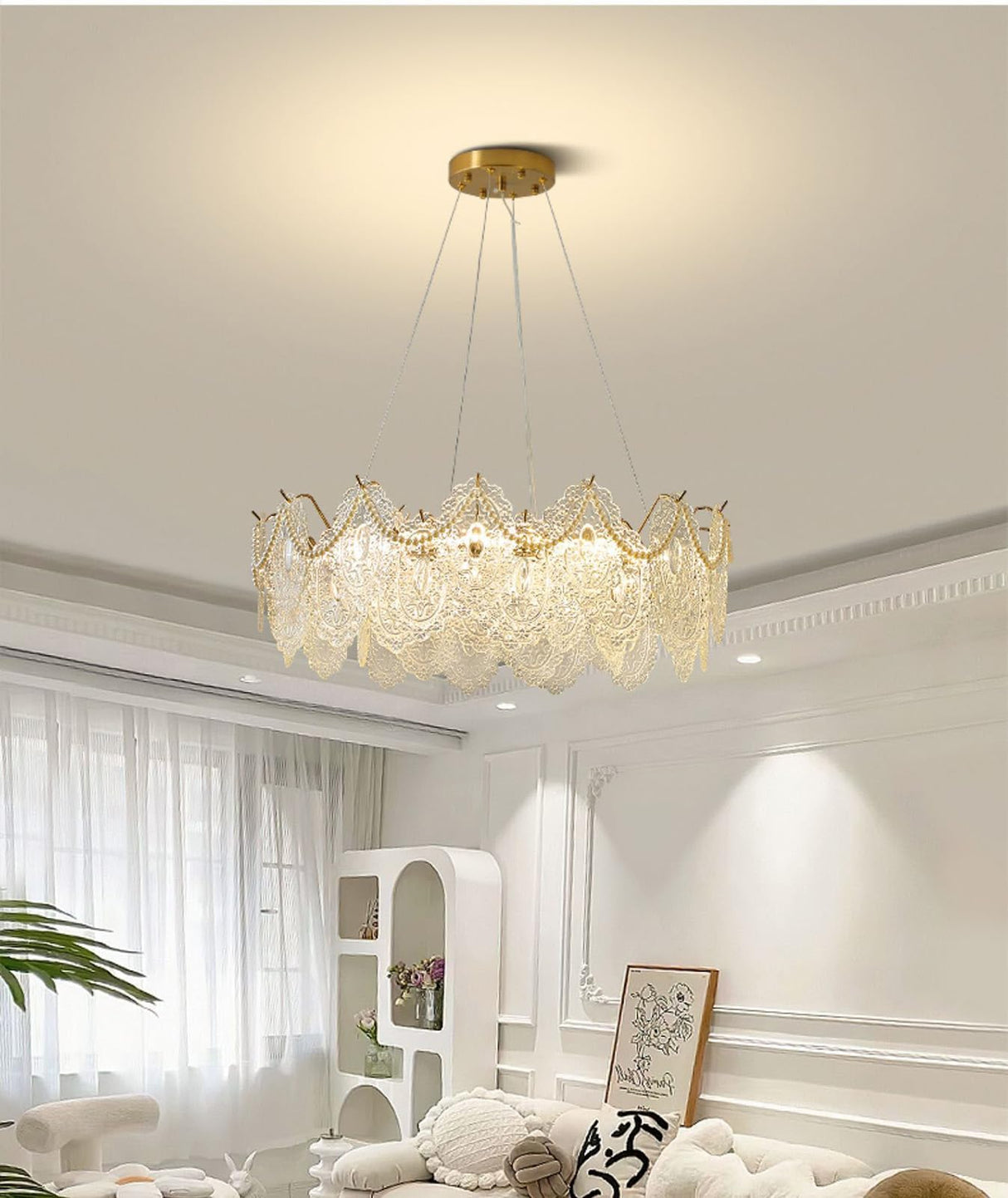 Modern Crystal Chandeliers, Farmhouse Chandeliers for Dining Room