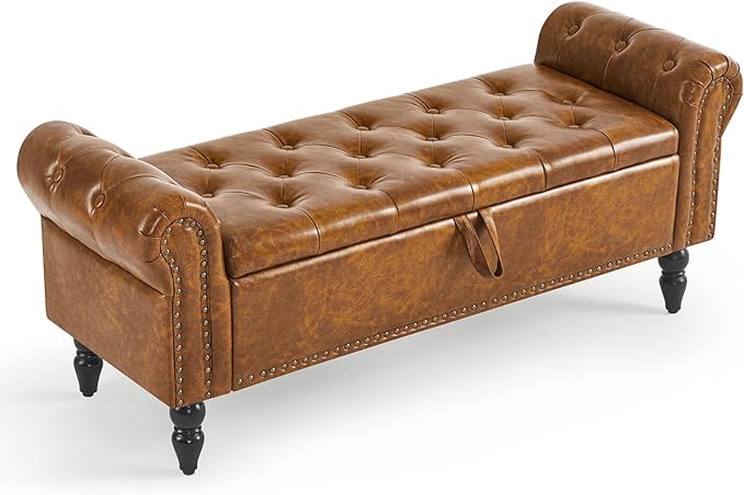 51” Storage Bench, End of Bed Bench