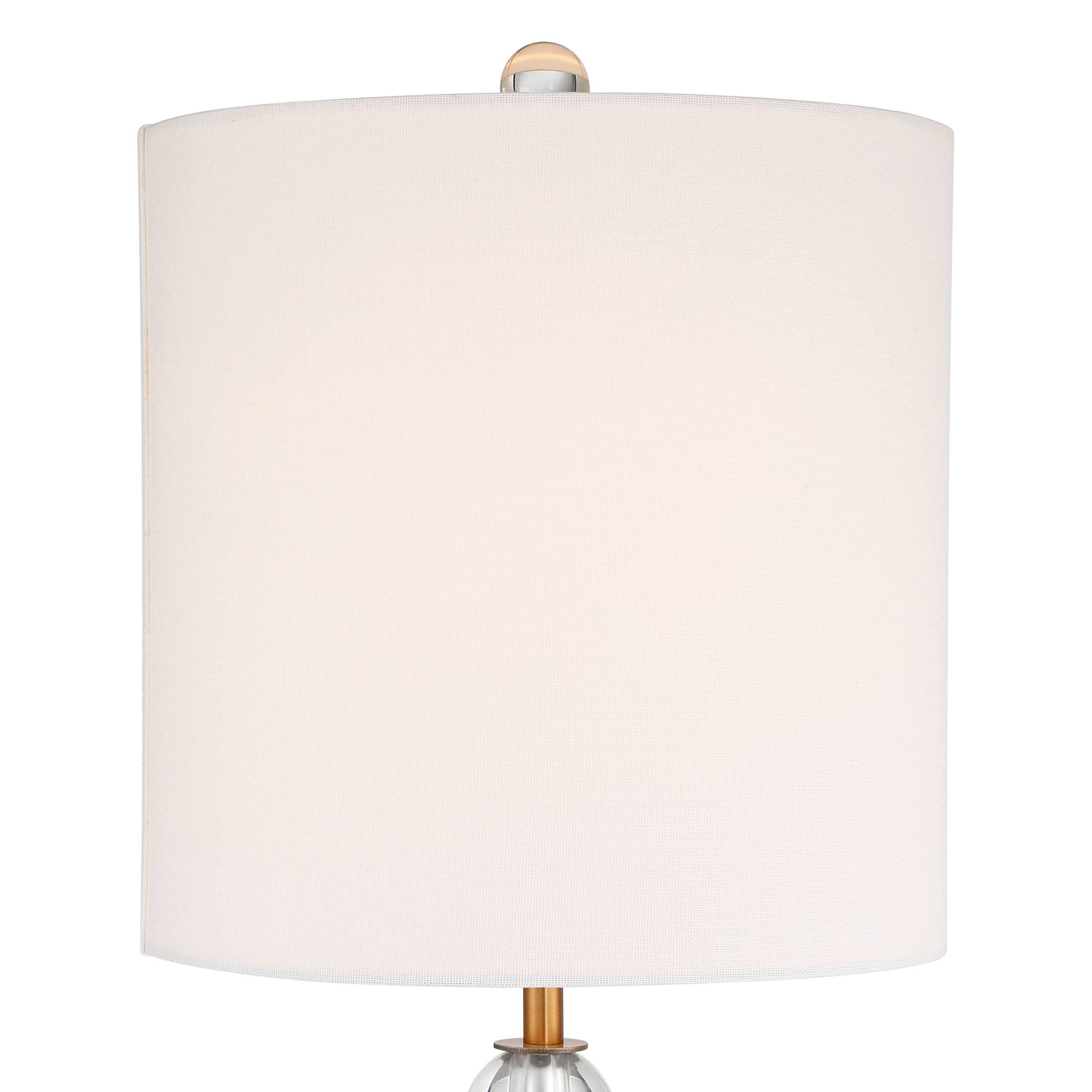 Halston Modern Buffet Table Lamps Set of 2 with Dimmer 32 1/2" Tall Skinny Brass Metal